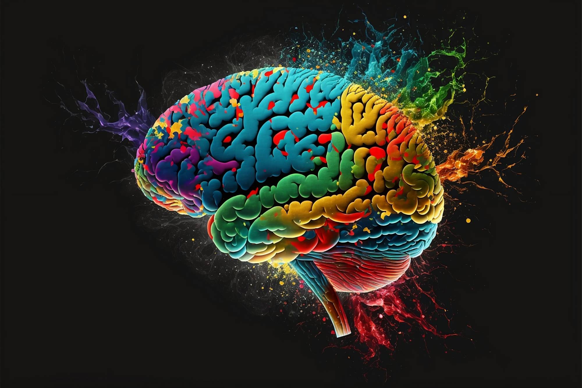 colorful brain