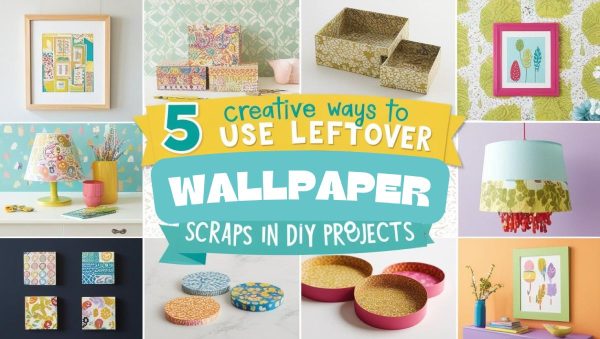 Top 5 Creative Ways to Use Leftover Wallpaper Scraps in DIY Projects ...