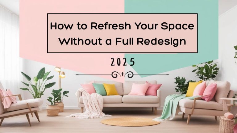 Redesigned Spaces How to Refresh Your Space for 2025, Without a Full Redesign