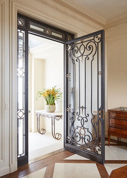 Artistic Wrought Iron Detailing
