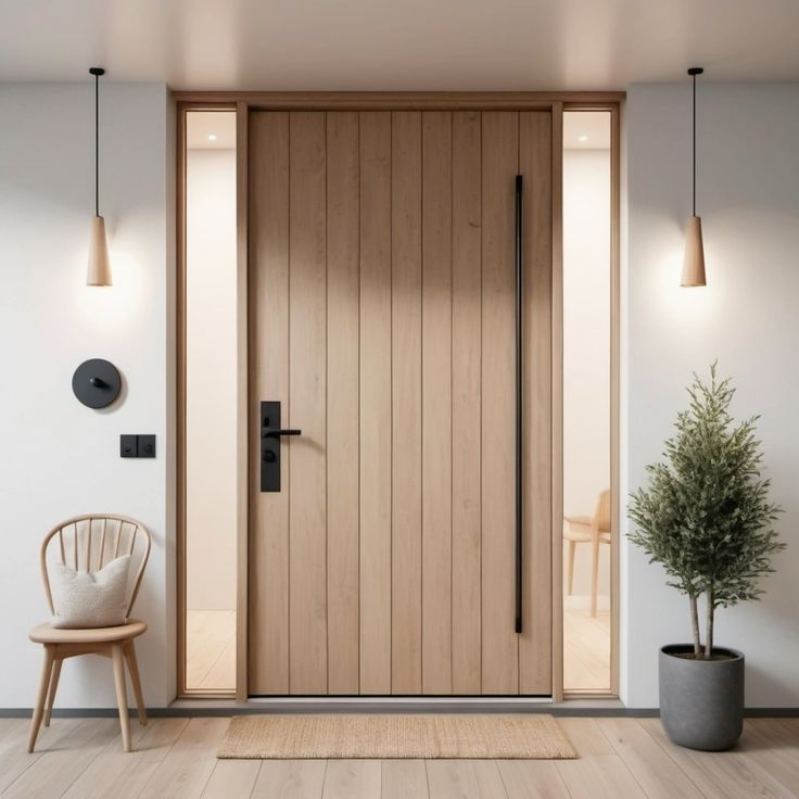 Minimalist Scandinavian Doors