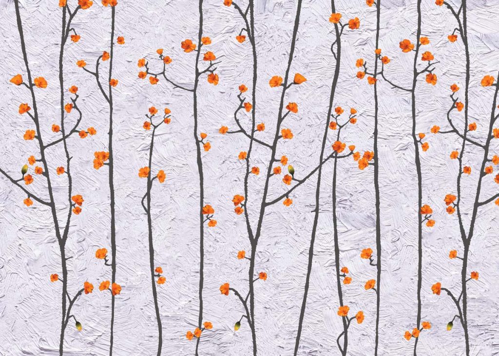 Ambervine, Blossom Branches Wallpaper Mural