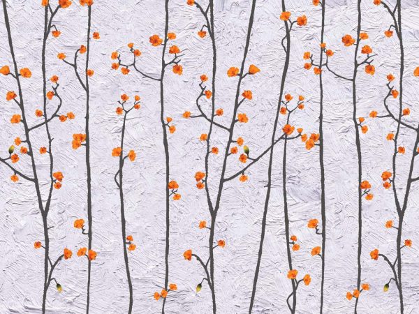 Ambervine, Blossom Branches Wallpaper Mural
