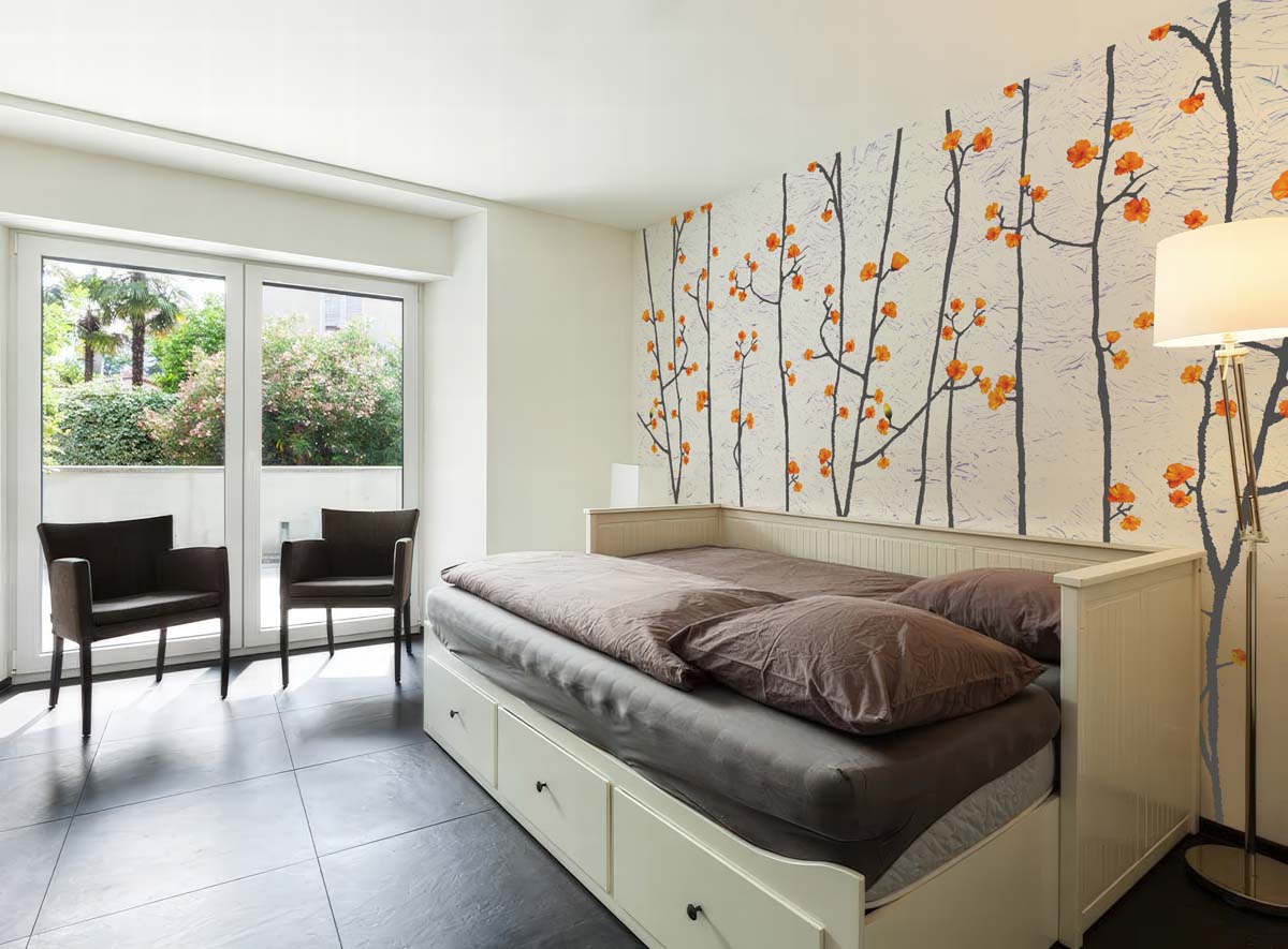 Ambervine, Blossom Branches Wallpaper Mural