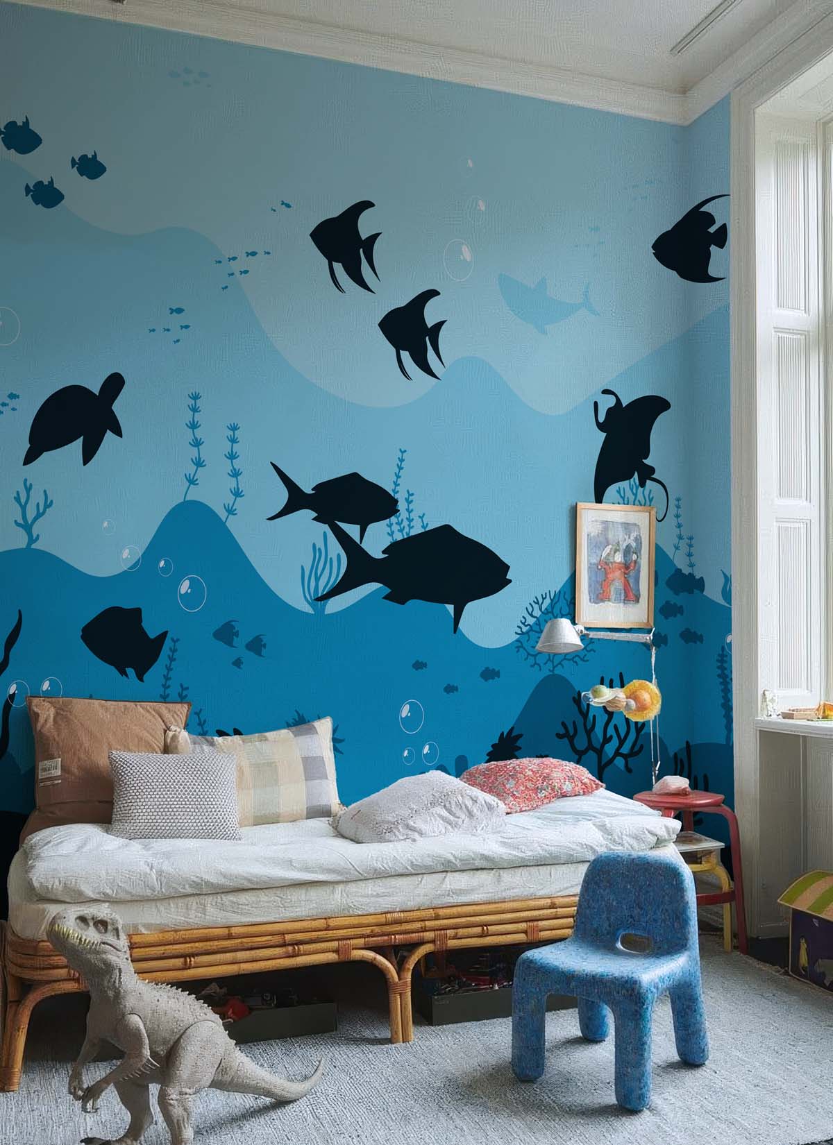 Aqualune, Ocean Whimsy Wallpaper Mural