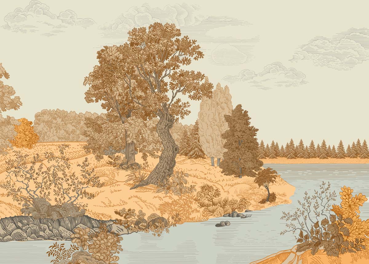Ashvale, Timeless Canopy Wallpaper Mural