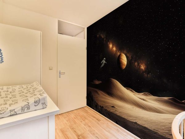 Beyond Earth, Galactic Desert & Astronaut Wallpaper Mural