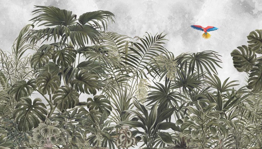 Botanical Escape Lush Wilderness Wallpaper Mural