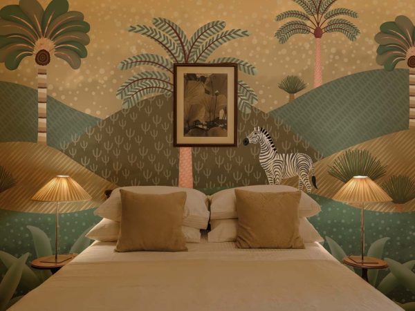 Botanical Sands Palm Grove Wallpaper Mural