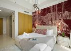Crimson, Deep Forest Landscape Wallpaper Mural