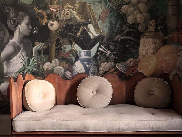 Curiosity, Eclectic Dreamscape Art Wallpaper Mural
