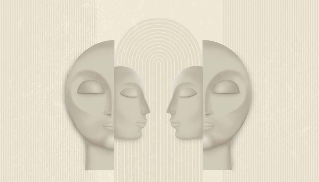 Echoes Within, Faces of the Unseen Wallpaper Mural