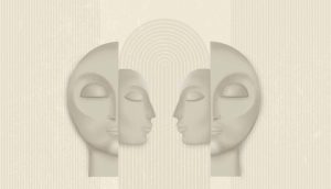 Echoes Within, Faces of the Unseen Wallpaper Mural
