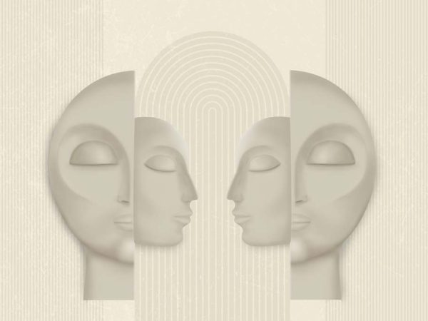 Echoes Within, Faces of the Unseen Wallpaper Mural