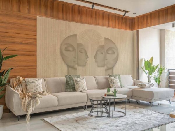 Echoes Within, Faces of the Unseen Wallpaper Mural