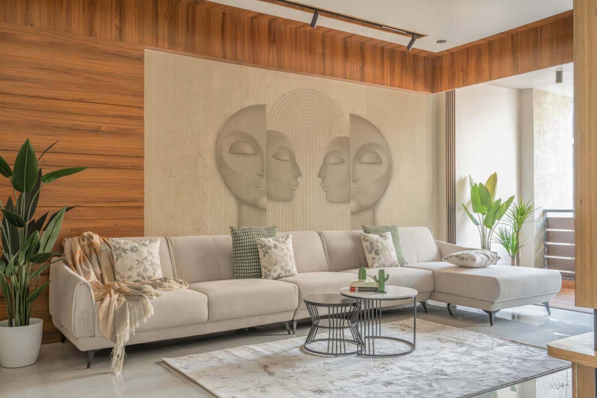 Echoes Within, Faces of the Unseen Wallpaper Mural