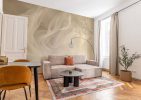 Ethereal Flight, Cream Fabric & Crane Wallpaper Mural