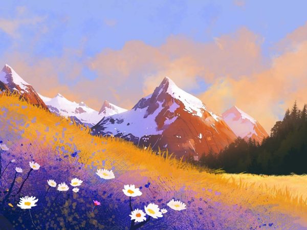 Everyn, Twilight Blossom Wallpaper Mural