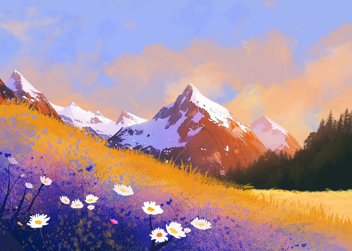 Everyn, Twilight Blossom Wallpaper Mural