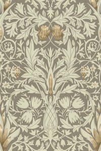 Golden Grove – Ornate Leaves in Antique Bloom Wallpaper