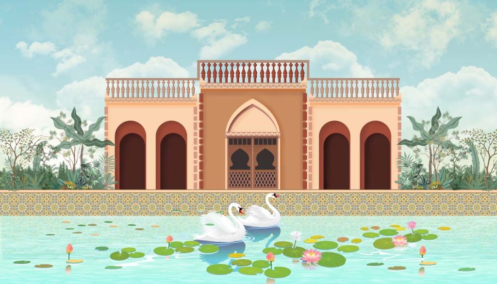 Hamsa, Regal Waterside Retreat Wallpaper Mural