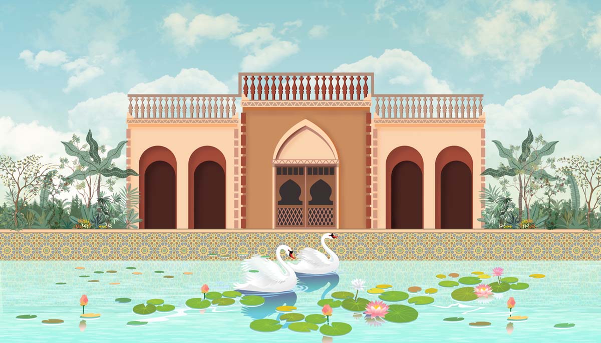 Hamsa, Regal Waterside Retreat Wallpaper Mural