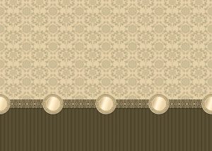 Heritage, Cream & Olive Classic Pattern Wallpaper