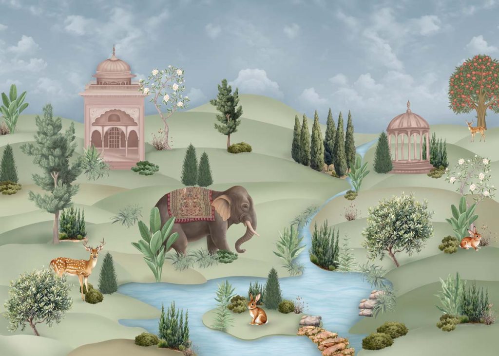 Heritage Meadow, Royal Jungle Wallpaper Mural