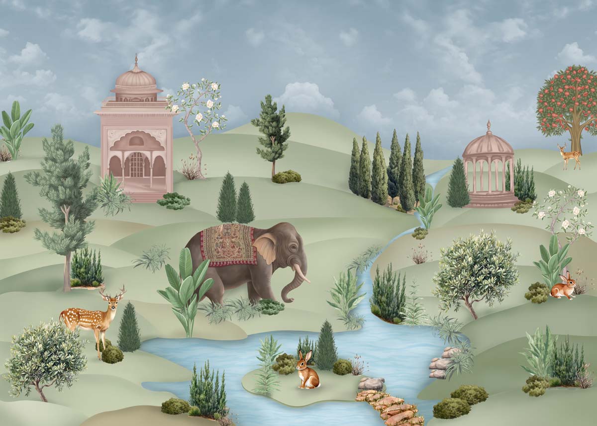 Heritage Meadow, Royal Jungle Wallpaper Mural