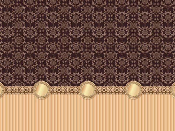 Heritage, Tan & Brown Classic Pattern Wallpaper