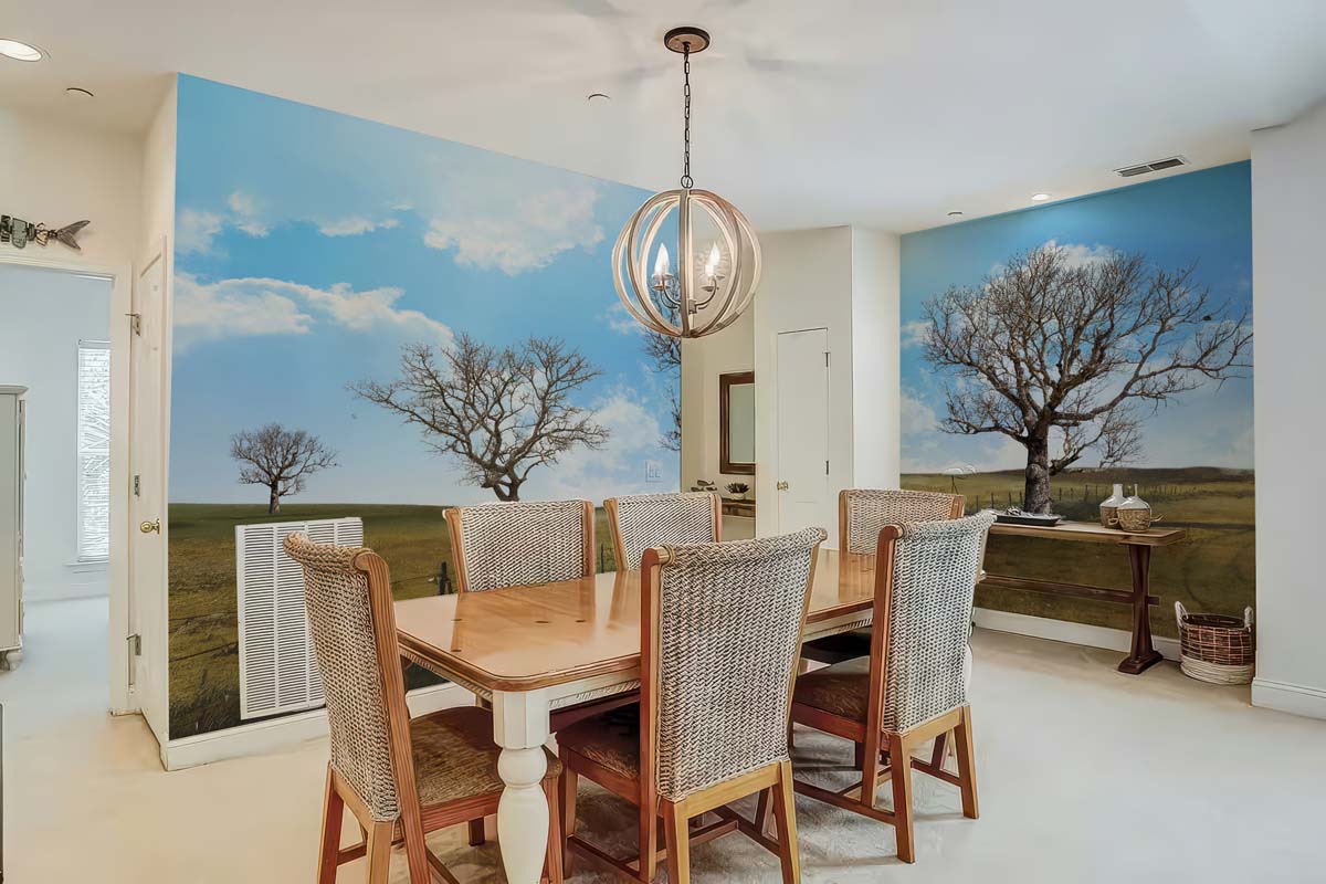 Horizon, Rural Dry Season Scape Wallpaper Mural