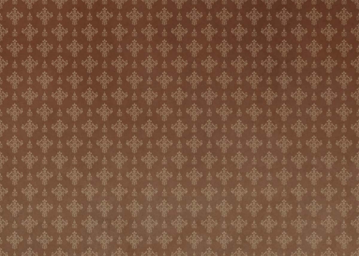 Imperial Rustica, Vintage Damask Elegance in Warm Bronze Tones Wallpaper Mural