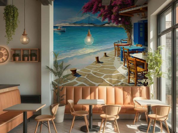 Island Retreat Oceanfront Bliss Wallpaper Mural