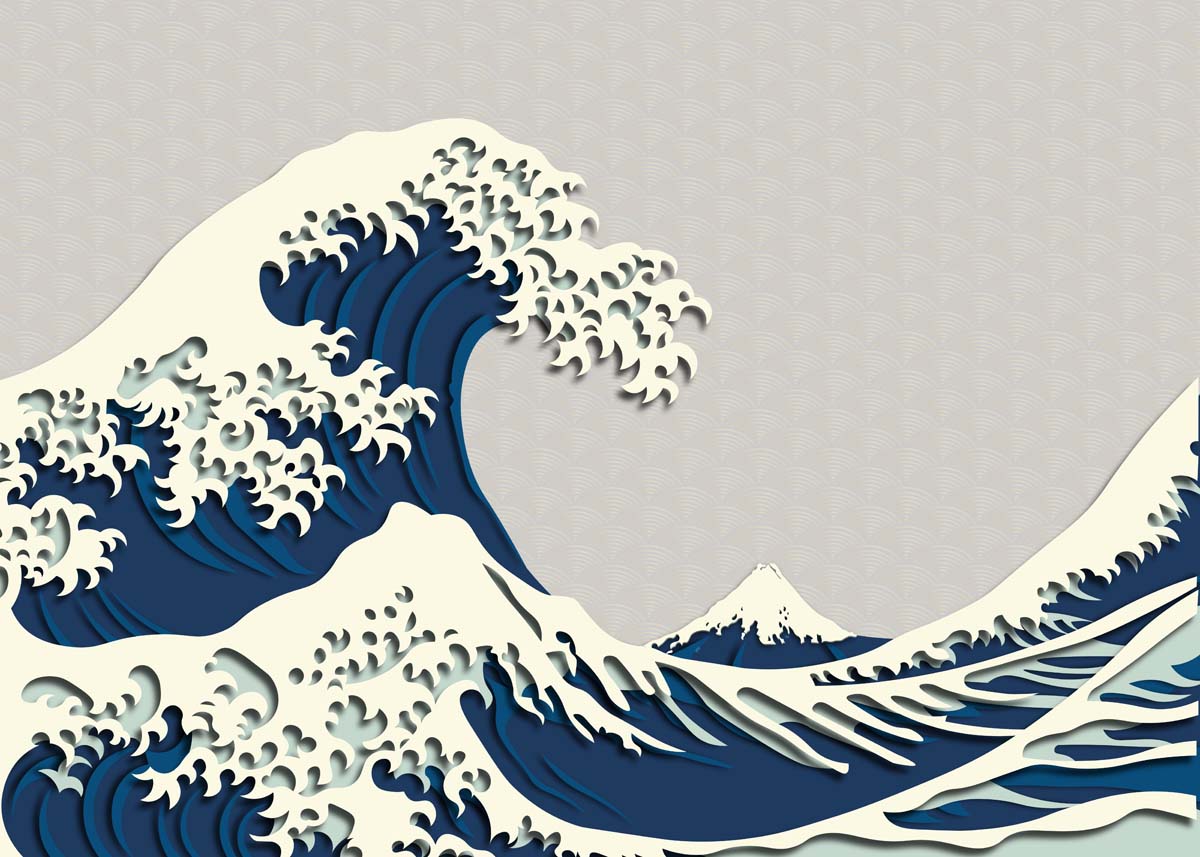 Kazamara, Surge of Serenity Wallpaper Mural