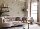 Letter, Floral Manuscript Wallpaper Mural