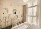 Lila, Cream Meadow Dragonfly Dance Mural