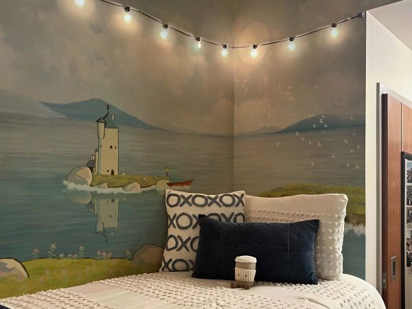 Linareth, Soothing Lighthouse Dreamscape Wallpaper Mural