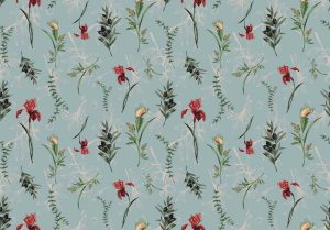 Linnea, Botanical Sprig Pattern Wallpaper