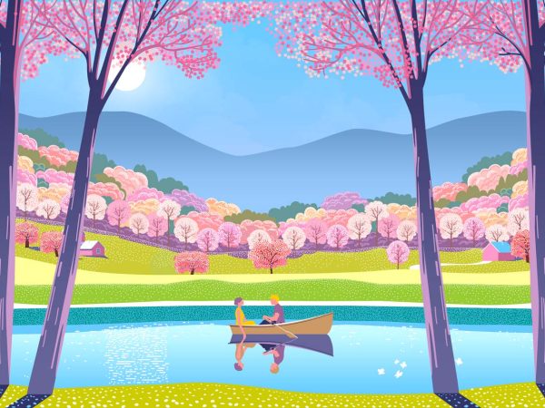 Lovelle, Endless Nature's Beauty and Serenity Wallpaper Mural