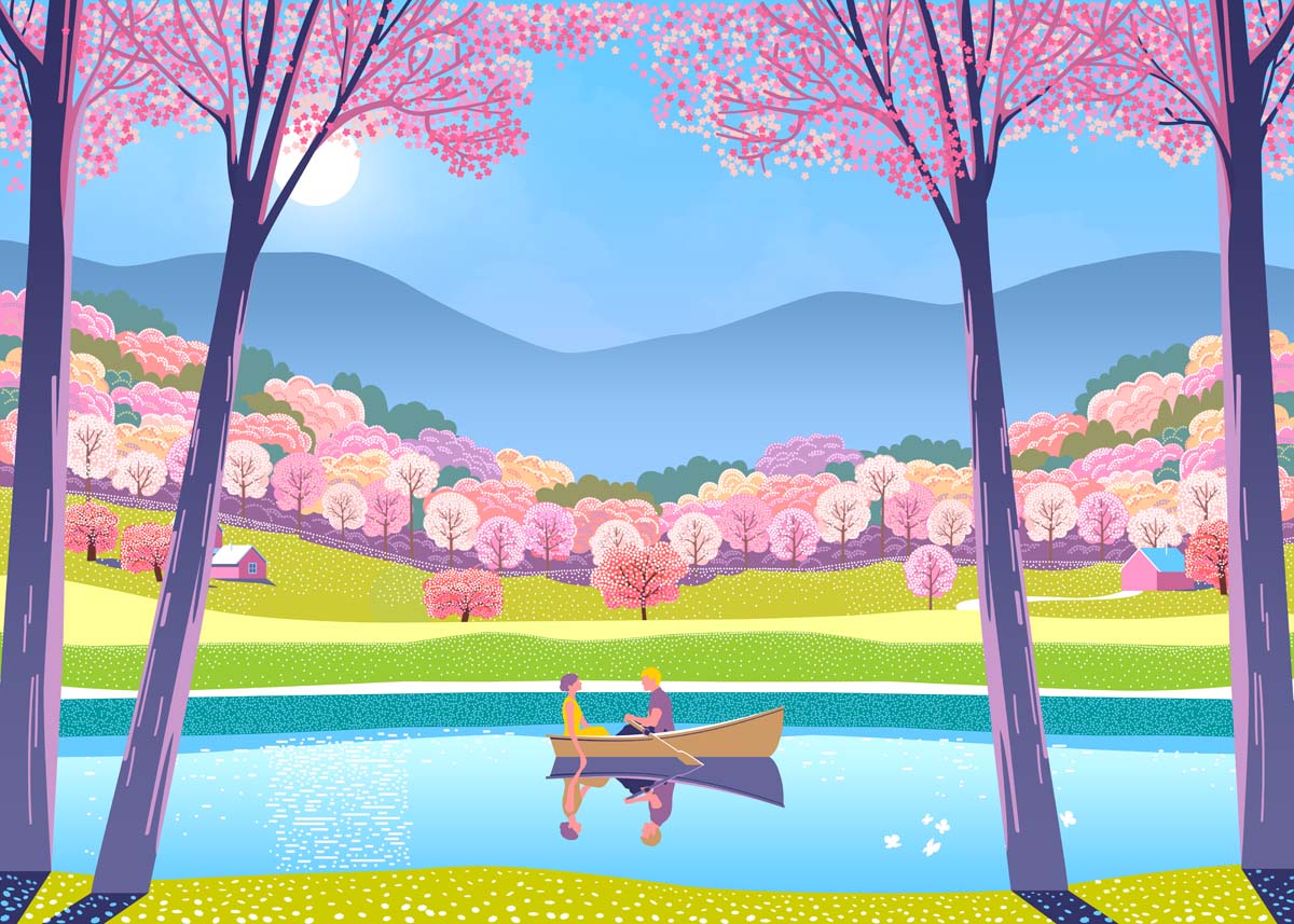Lovelle, Endless Nature's Beauty and Serenity Wallpaper Mural