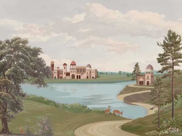 Lumara, Elegant Romantic Landscape Wallpaper Mural