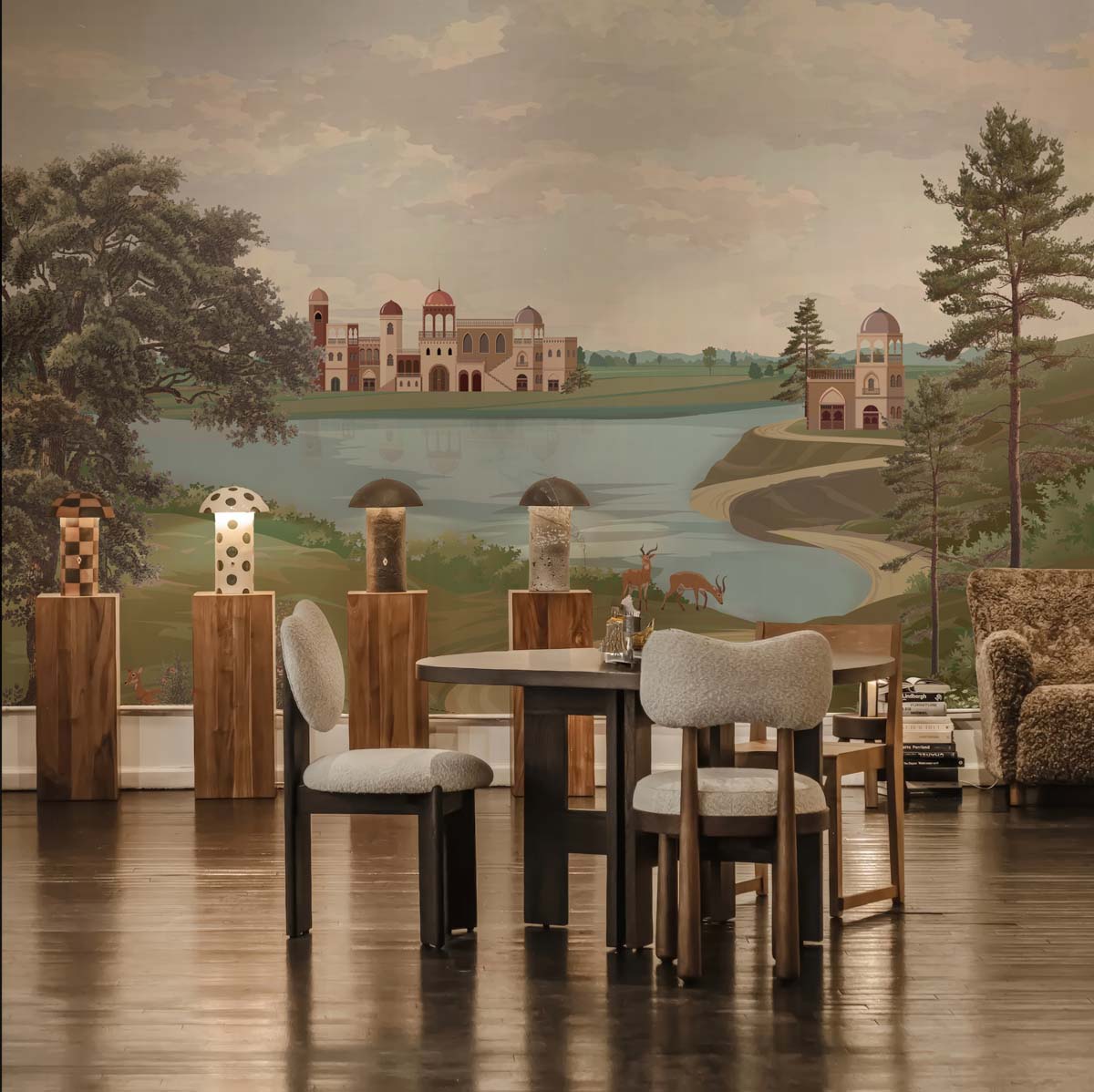 Lumara, Elegant Romantic Landscape Wallpaper Mural
