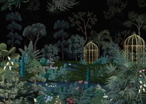 Lumora, Enchanted Luxurious Garden Wallpaper Mural