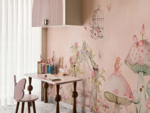 Magical Fairyland, Soft Pastel Wonderland Wallpaper Mural