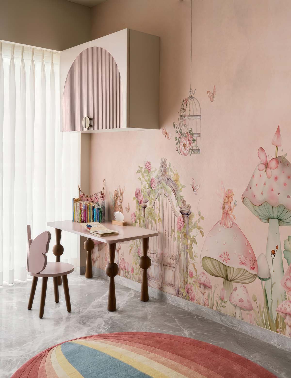 Magical Fairyland, Soft Pastel Wonderland Wallpaper Mural