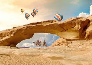 Majesty, Grand Desert Archway Wallpaper Mural