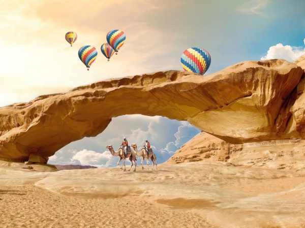 Majesty, Grand Desert Archway Wallpaper Mural