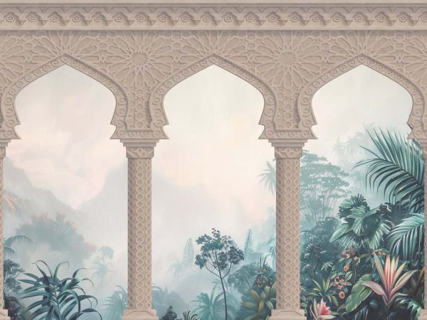 Mystic Garden Arches Wallpaper Mural