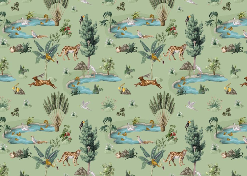 Nivara, Dance of the Springs Wallpaper Mural