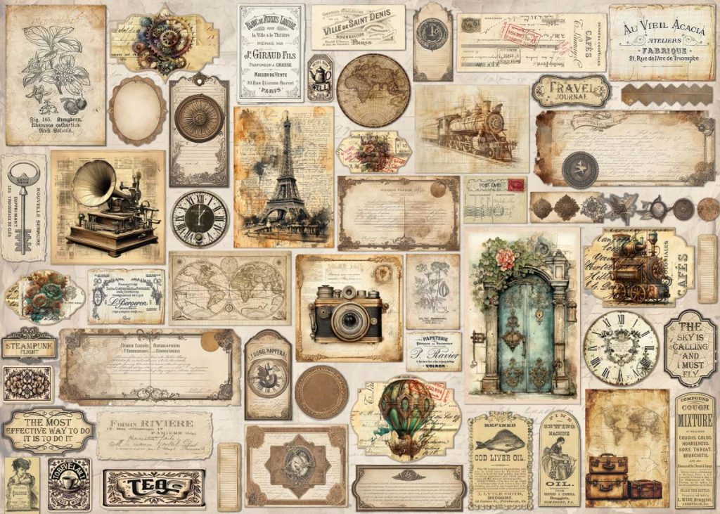Old World, Nostalgic Journey Wallpaper Mural